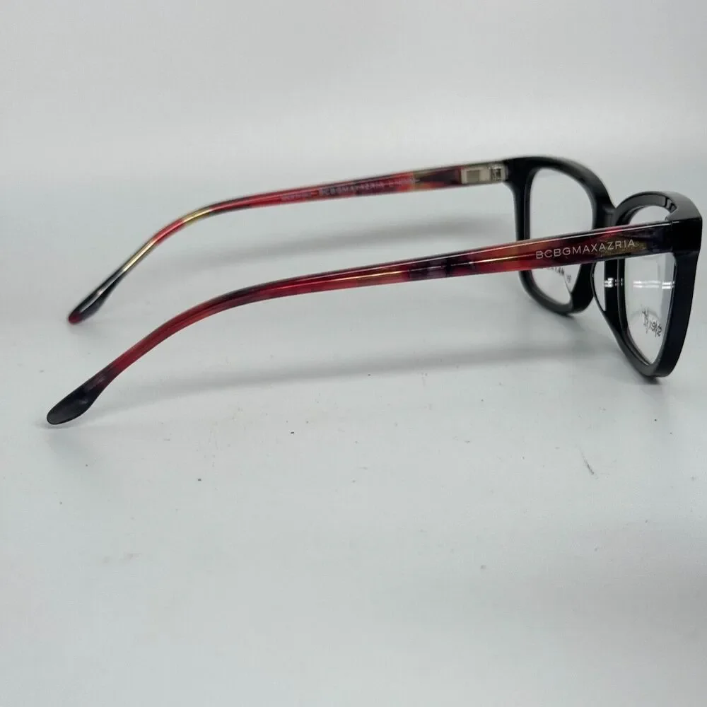 BCBGMAXAZRIA Sylvie‎ Black Tortoise 55-16-145 Flex Hinge H16793
